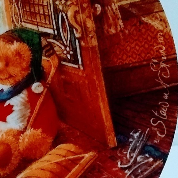 YOU'LL PLAY GOALIE! Decorative plate by Steward Sherman - Picture 3 of 5